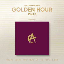Load image into Gallery viewer, [PREORDER] ATEEZ 10th Mini Album &#39;GOLDEN HOUR : Part.1&#39; (Digipack Ver.) + DearMyMuse Benefit
