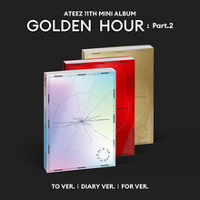 Load image into Gallery viewer, ATEEZ 11th Mini Album 'GOLDEN HOUR: Part.2'