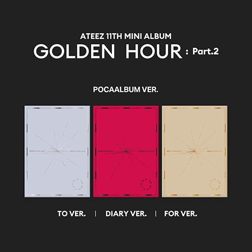 ATEEZ 11th Mini Album 'GOLDEN HOUR: Part.2' (POCAALBUM Ver.) – K