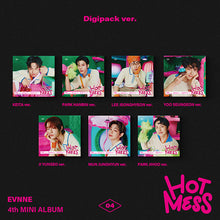 Load image into Gallery viewer, EVNNE 4th Mini Album 'HOT MESS' (Digipack Ver.)