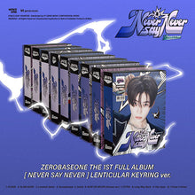 Load image into Gallery viewer, ZEROBASEONE 1st Full Album 'NEVER SAY NEVER' (Lenticular Keyring Ver.)