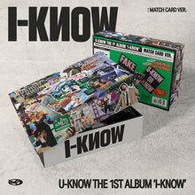 Load image into Gallery viewer, U-Know 1st Full Album 'I-KNOW' (Match Card Ver.)