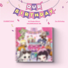 Load image into Gallery viewer, OURBIRTHDAY 1st Single Album 'Our Birthday' (Coloring Book Ver.)
