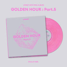 Load image into Gallery viewer, ATEEZ 14th Mini Album 'GOLDEN HOUR : Part.5' (Pink LP Ver.)