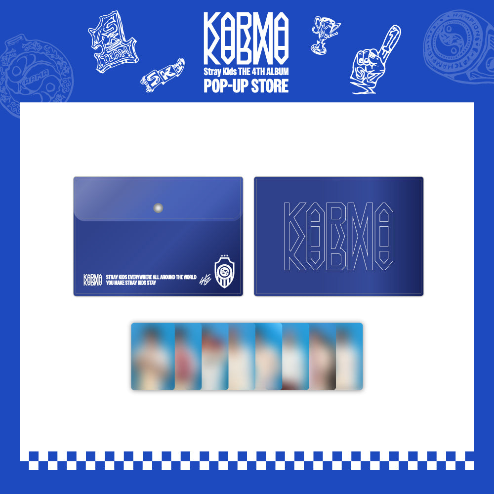 Stray Kids 'KARMA' POPUP STORE Official MD - PVC Pouch – K-POP BAZAAR