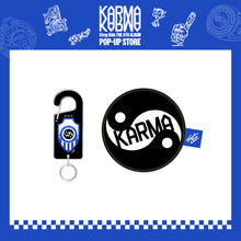 Load image into Gallery viewer, Stray Kids 'KARMA' POPUP STORE Official MD  - Acrylic Carabiner & Ball Pouch Set