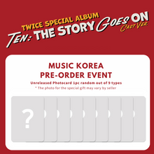 Load image into Gallery viewer, TWICE Special Album 'TEN: The Story Goes On' (Cast Ver.) + Store Benefit