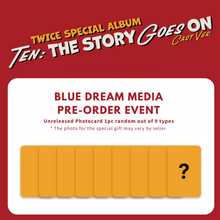 Load image into Gallery viewer, TWICE Special Album 'TEN: The Story Goes On' (Cast Ver.) + Store Benefit
