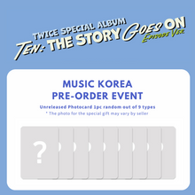 Load image into Gallery viewer, TWICE Special Album 'TEN: The Story Goes On' (EPISODE Ver.) + Store Benefit