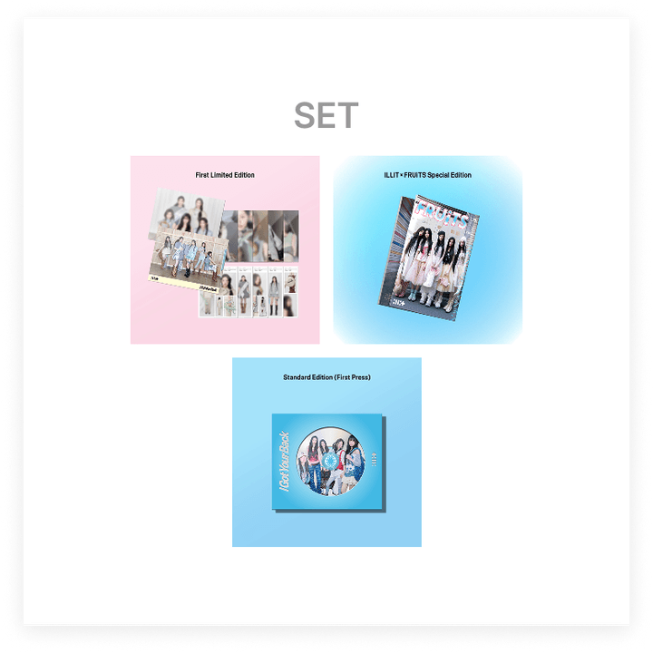 ILLIT Japan 2nd Single Album 'I Got Your Back' (3SET) – K-POP BAZAAR