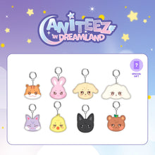 Load image into Gallery viewer, ATEEZ x ANITEEZ 'ANITEEZ IN DREAMLAND' Official MD - Mini Face Keyring