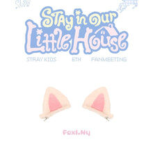 Load image into Gallery viewer, Stray Kids 6th Fanmeeting ‘STAY in Our Little House’ Official MD - SKZOO Plush Hair Pin