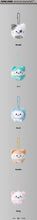 Load image into Gallery viewer, ITZY 3rd World Tour 'TUNNEL VISION' Official MD - TWINZY Ball Keyring