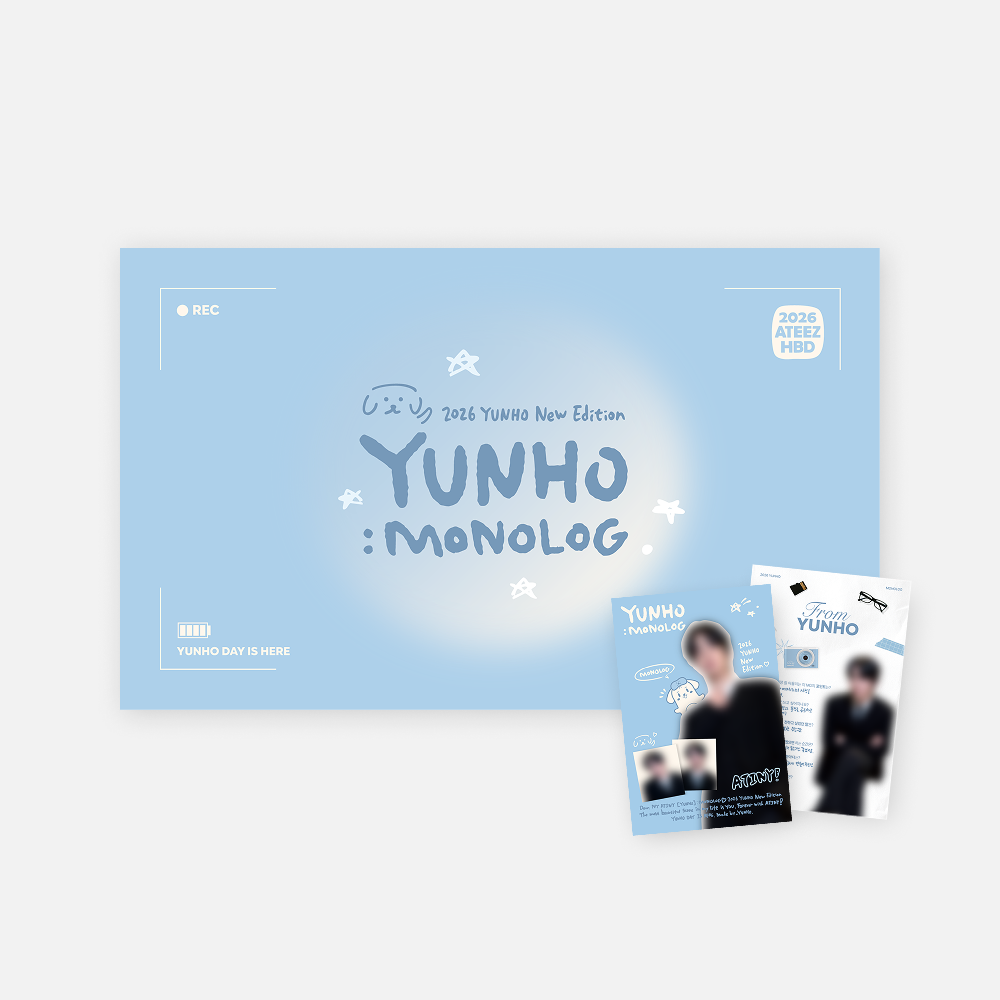 ATEEZ 2026 HAPPY BIRTHDAY MD - 'YUNHO: MONOLOG' – K-POP BAZAAR