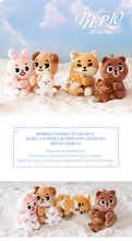 Load image into Gallery viewer, DAY6 4TH FANMEETING 'PIER 10 : All My Days' OFFICIAL MD - DENIMALZ MAGNET PLUSH SET