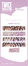 Load image into Gallery viewer, TWICE 'THIS IS FOR' Official MD - Trading Card