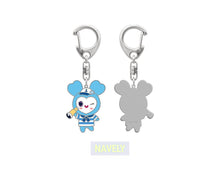 Load image into Gallery viewer, TWICE 'THIS IS FOR' WORLD TOUR FINALE in SEOUL POP-UP MD - LOVELY Metal Keyring (Marine Ver.)