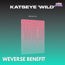 Load image into Gallery viewer, KATSEYE 3rd Mini Album 'WILD' + Weverse Shop Benefit
