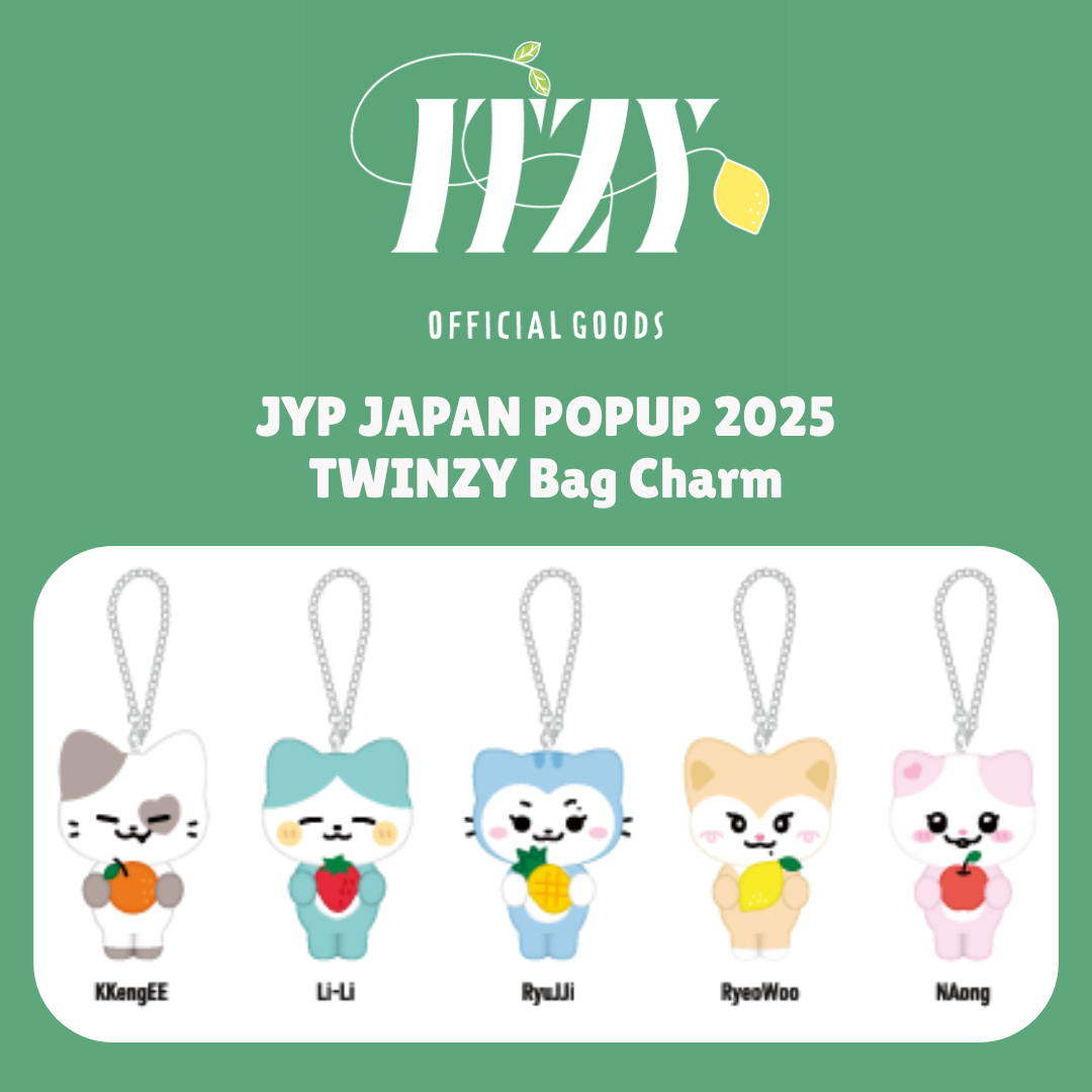 ITZY 'JYP JAPAN POPUP STORE 2025' Official MD - TWINZY BAG CHARM