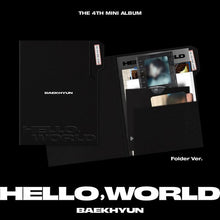 Load image into Gallery viewer, BAEKHYUN 4th Mini Album 'Hello, World' (Folder Ver.)