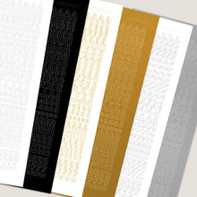 Load image into Gallery viewer, Sooang Sticker - Alphabet