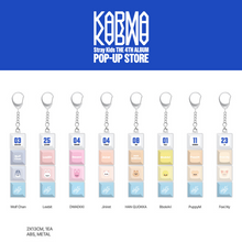 Load image into Gallery viewer, Stray Kids 'KARMA' POPUP STORE Official MD - SKZOO Keycap Keyring