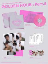 Load image into Gallery viewer, ATEEZ 14th Mini Album 'GOLDEN HOUR : Part.5' (Pink LP Ver.)
