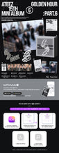 Load image into Gallery viewer, ATEEZ 15th Mini Album 'GOLDEN HOUR : Part.6' (EARPHONE CHARM Ver.)