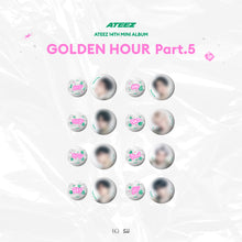 Load image into Gallery viewer, ATEEZ 'GOLDEN HOUR : Part.5' POP-UP STORE MD - Can Badge Set
