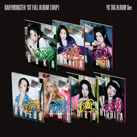 BABYMONSTER 1st Full Album 'DRIP' (YG TAG ALBUM Ver.) – K-POP BAZAAR