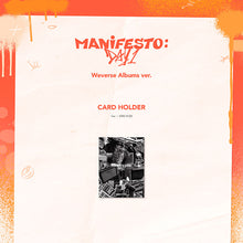 Load image into Gallery viewer, ENHYPEN - MANIFESTO : DAY 1 Album (Weverse Albums ver.)