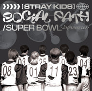 Stray Kids JAPAN 1st EP 'Social Path (feat. LiSA) / Super Bowl -Japanese ver.-' (Regular Edition) (DAMAGED)