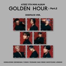 Load image into Gallery viewer, ATEEZ 11th Mini Album 'GOLDEN HOUR: Part.2' (DIGIPACK Ver.)