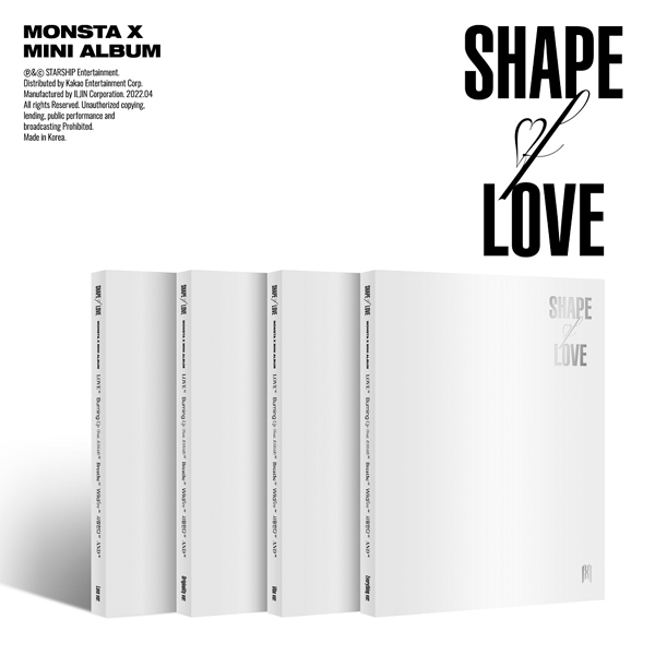 Monsta X 11th Mini Album 'Shape Of Love'