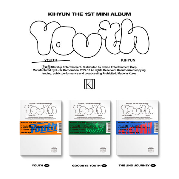 Kihyun 1st Mini Album 'Youth'