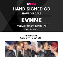 Load image into Gallery viewer, EVNNE 2nd Mini Album 'Un: SEEN' - Mwave Signed by All Members