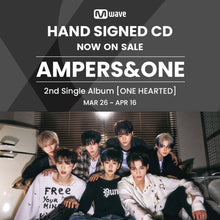 Load image into Gallery viewer, AMPERS&ONE 2nd Single 'ONE HEARTED' - Mwave Signed by All Members