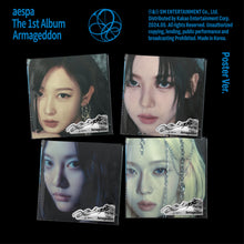Load image into Gallery viewer, aespa 1st Full Album 'Armageddon' (Poster Ver.)