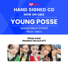 Load image into Gallery viewer, YOUNG POSSE Special Album 'COLD' - Mwave Signed by All Members