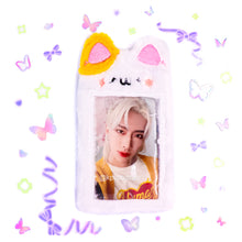Load image into Gallery viewer, Fluffy Animal Photocard Holder Keyring