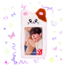 Load image into Gallery viewer, Fluffy Animal Photocard Holder Keyring