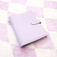 Load image into Gallery viewer, A5 Pastel Leather 6-Ring Binder