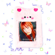 Load image into Gallery viewer, Fluffy Animal Photocard Holder Keyring