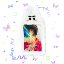 Load image into Gallery viewer, Fluffy Animal Photocard Holder Keyring