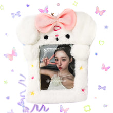 Load image into Gallery viewer, Fluffy Animal Photocard Holder Keyring