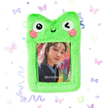 Load image into Gallery viewer, Fluffy Animal Photocard Holder Keyring
