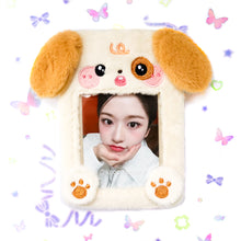 Load image into Gallery viewer, Fluffy Animal Photocard Holder Keyring
