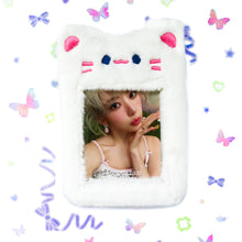 Load image into Gallery viewer, Fluffy Animal Photocard Holder Keyring