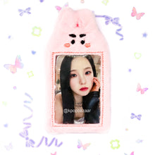 Load image into Gallery viewer, Fluffy Animal Photocard Holder Keyring