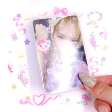 Load image into Gallery viewer, Binary Heart - Kpop Photocard Holographic Sleeves (57x89mm)